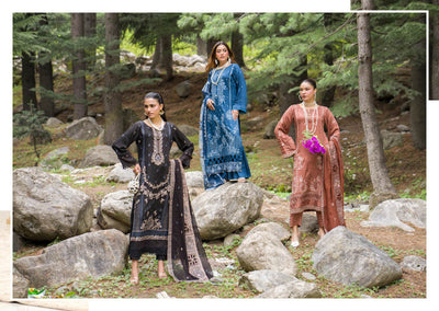 Elegant Black Embroidered Kurti with Chiffon Dupatta – A Perfect Blend of Tradition and Style