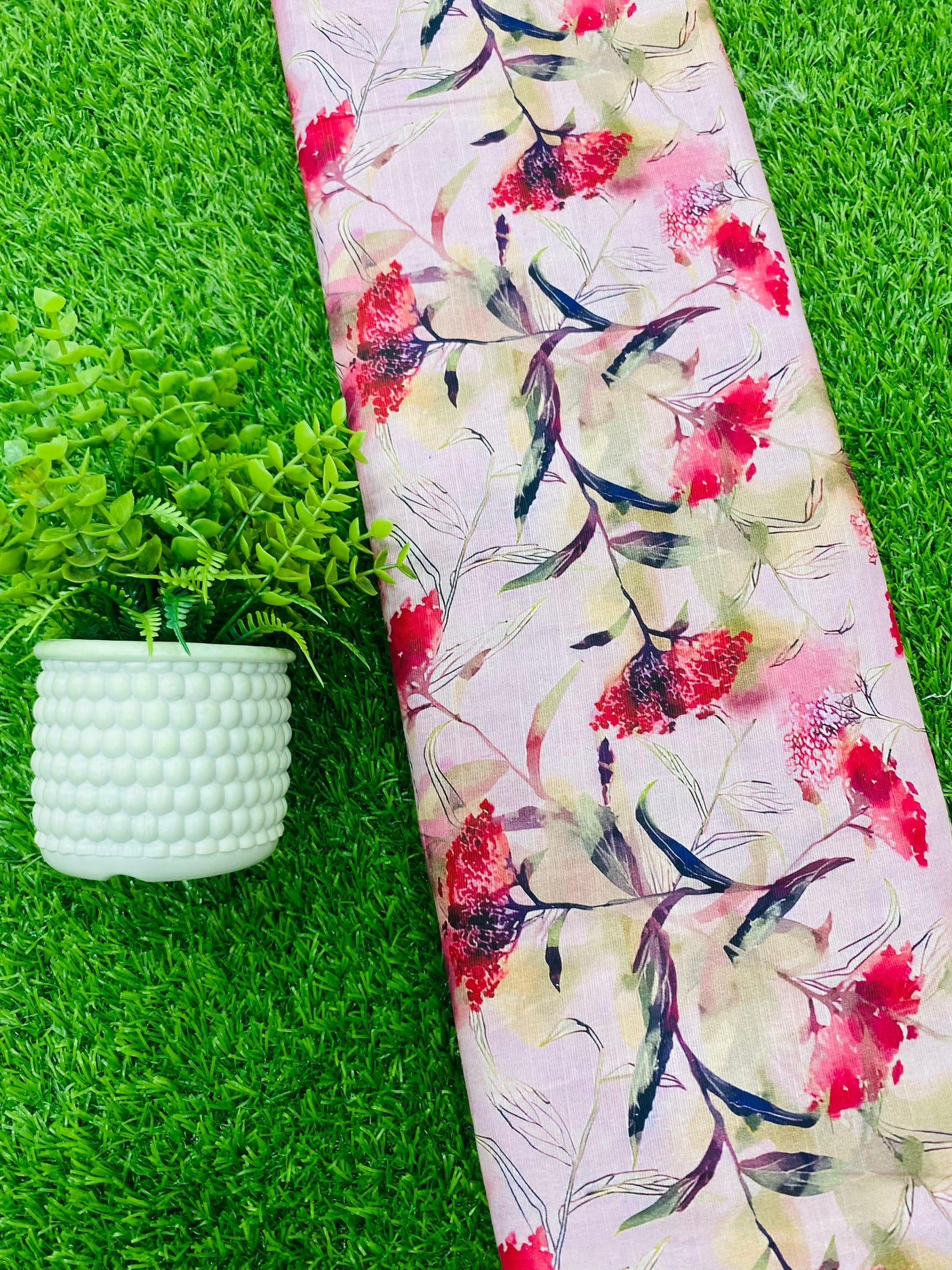 Classic Rust Plain Khaddar Fabric for Winter Wear