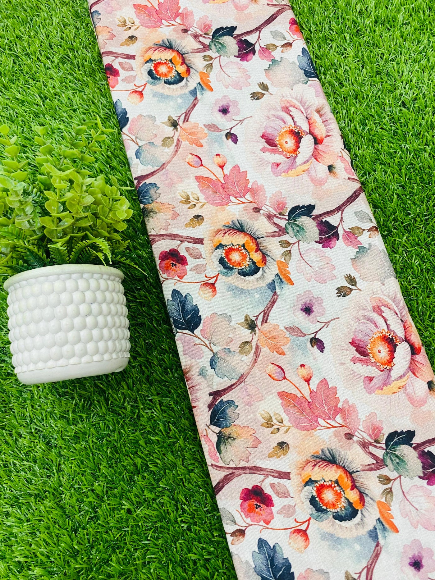 Classic Rust Plain Khaddar Fabric for Winter Wear