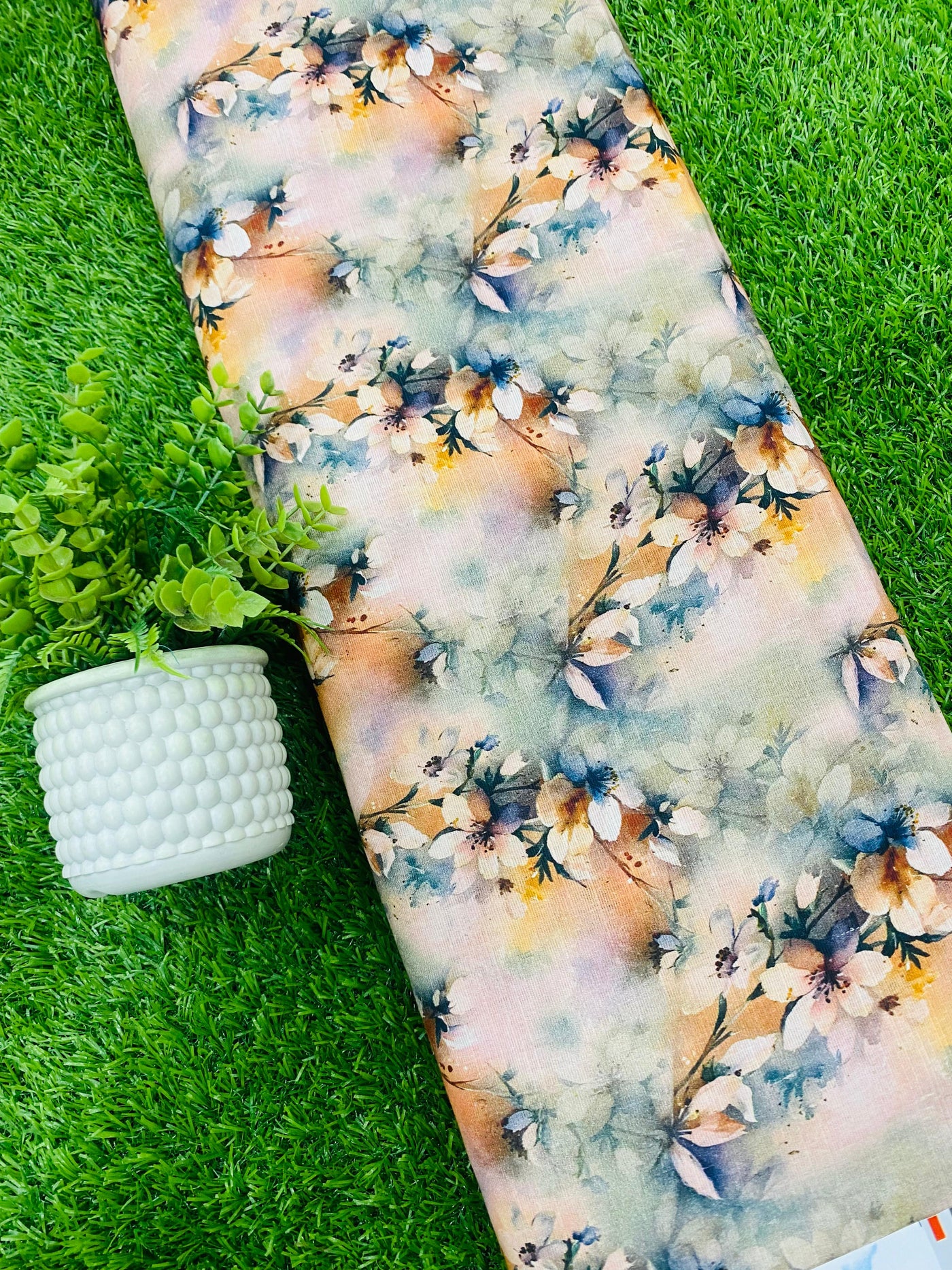 Classic Rust Plain Khaddar Fabric for Winter Wear
