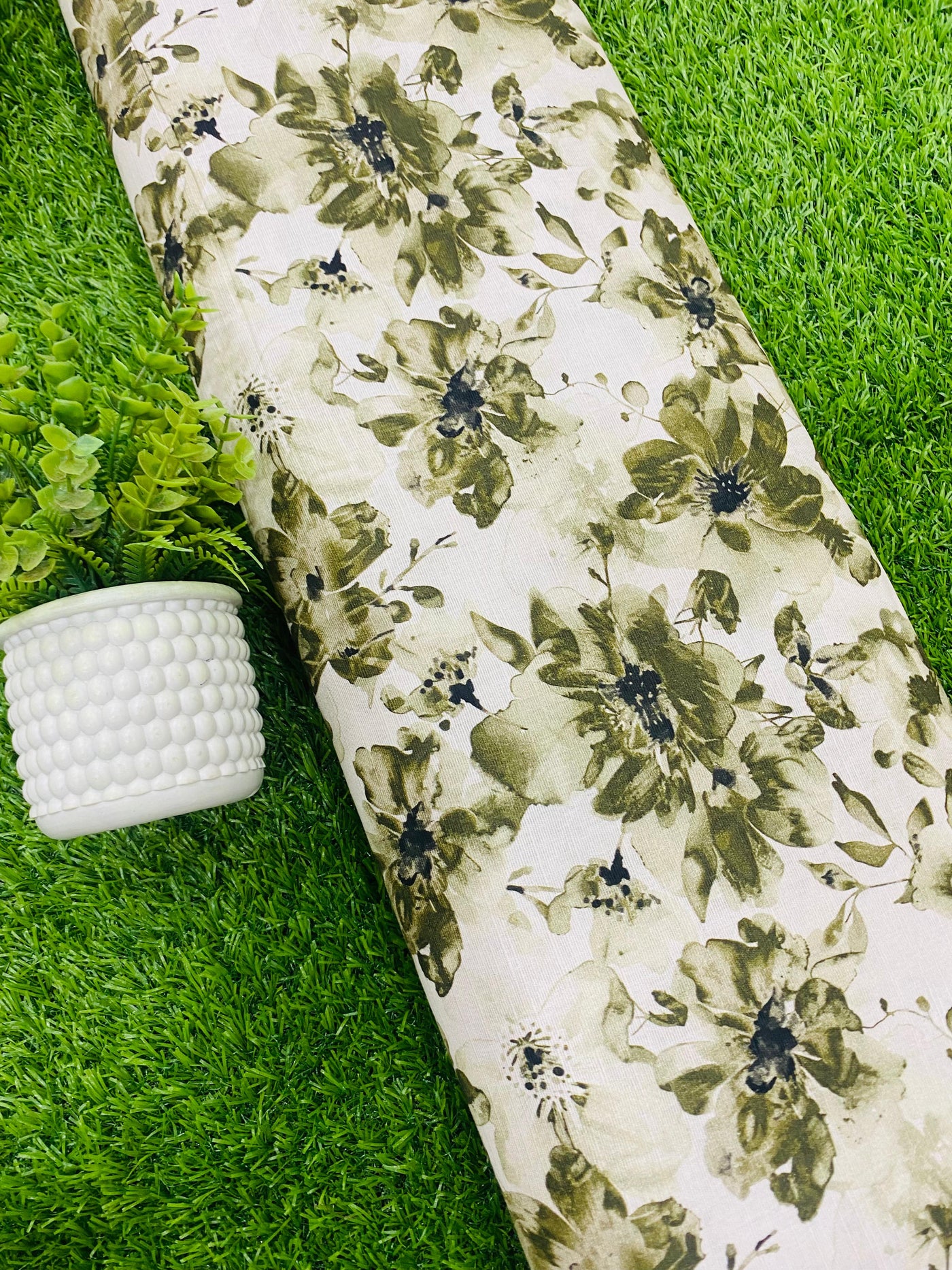 Classic Rust Plain Khaddar Fabric for Winter Wear