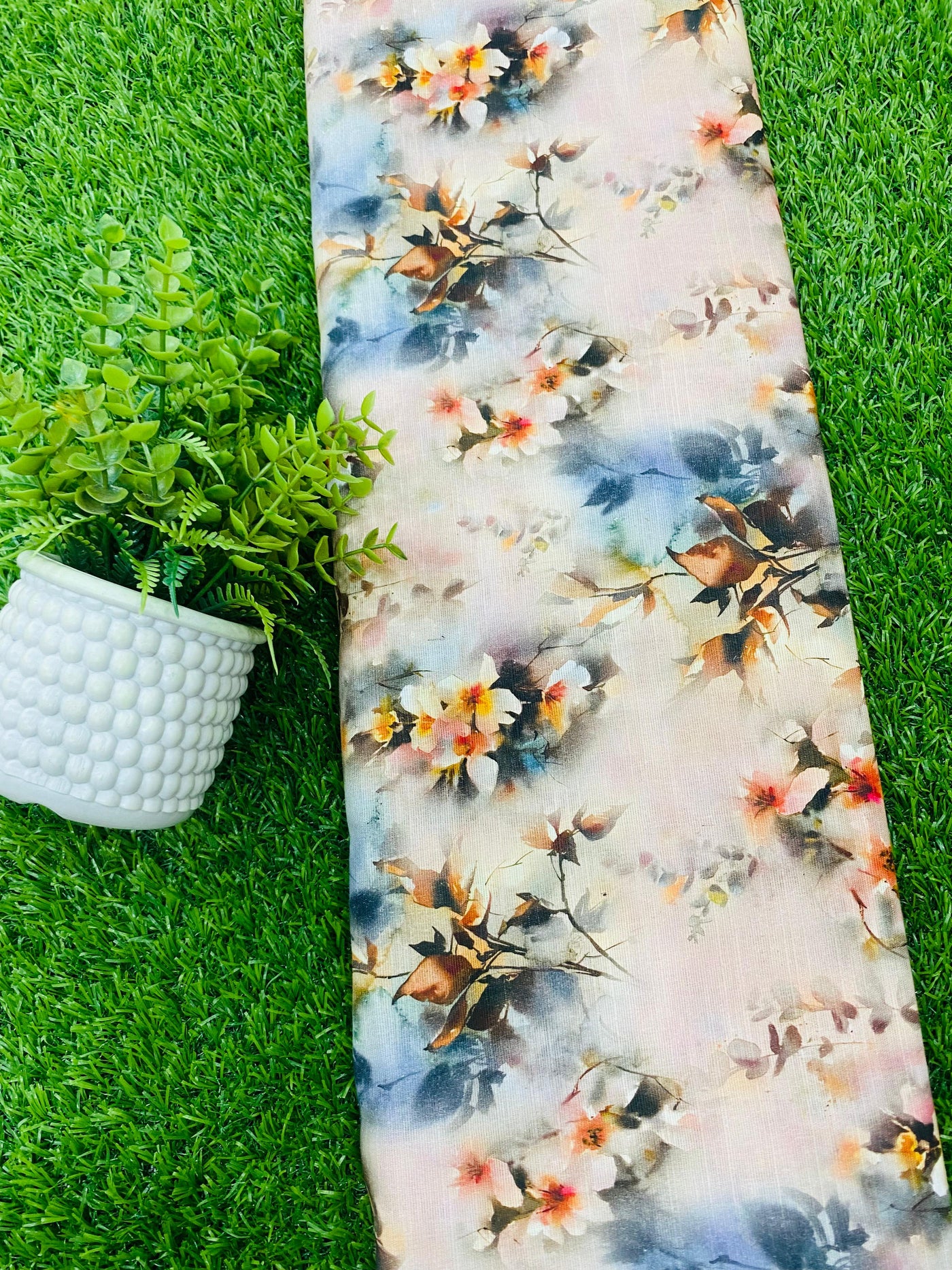 Classic Rust Plain Khaddar Fabric for Winter Wear